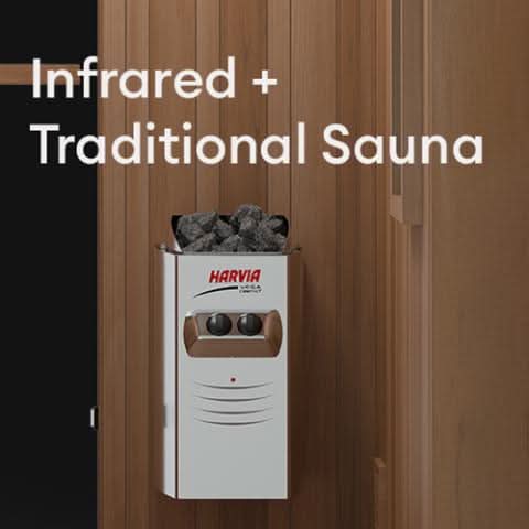 Finnmark Saunas Finnmark 2 Person FD-4 Trinity Infrared & Steam Sauna Combo