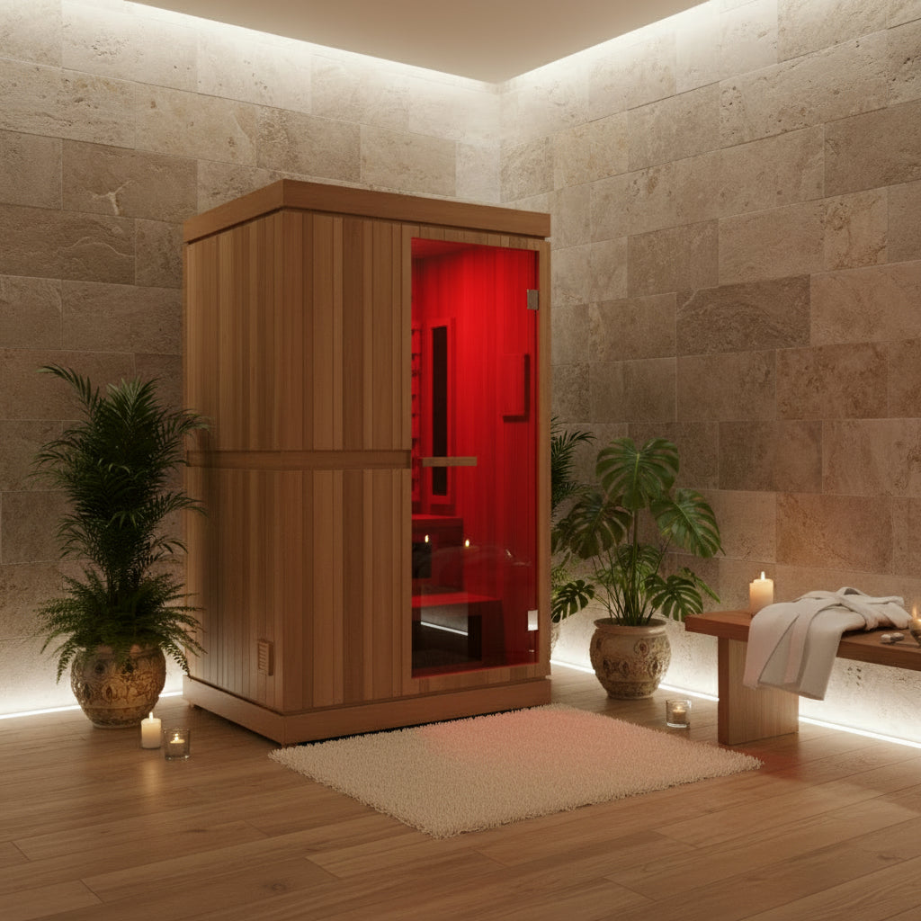 Finnmark Saunas Finnmark 2 Person FD-4 Trinity Infrared & Steam Sauna Combo