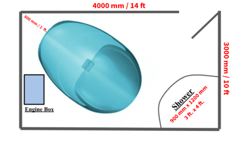 Dreampod Cold Plunge Tubs Dreampod Vmax Float Pod