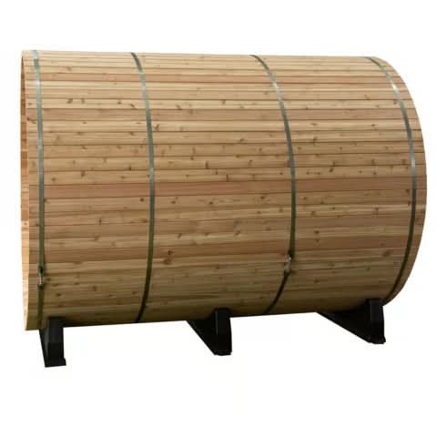 Almost Heaven Saunas Almost Heaven Kenova 4-6 Person 6′ x 7′ Barrel Sauna
