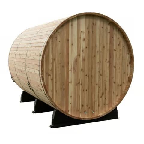 Almost Heaven Saunas Almost Heaven Kenova 4-6 Person 6′ x 7′ Barrel Sauna