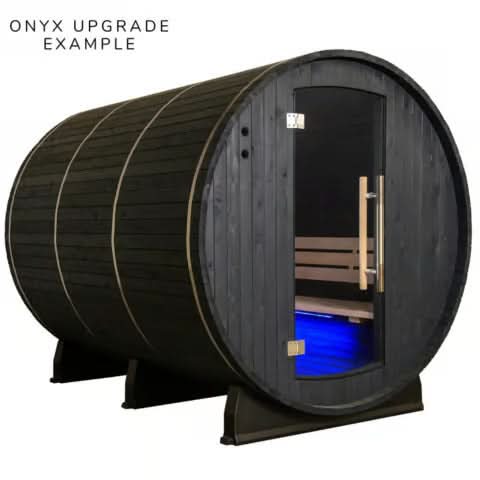 Almost Heaven Saunas Almost Heaven Kenova 4-6 Person 6′ x 7′ Barrel Sauna