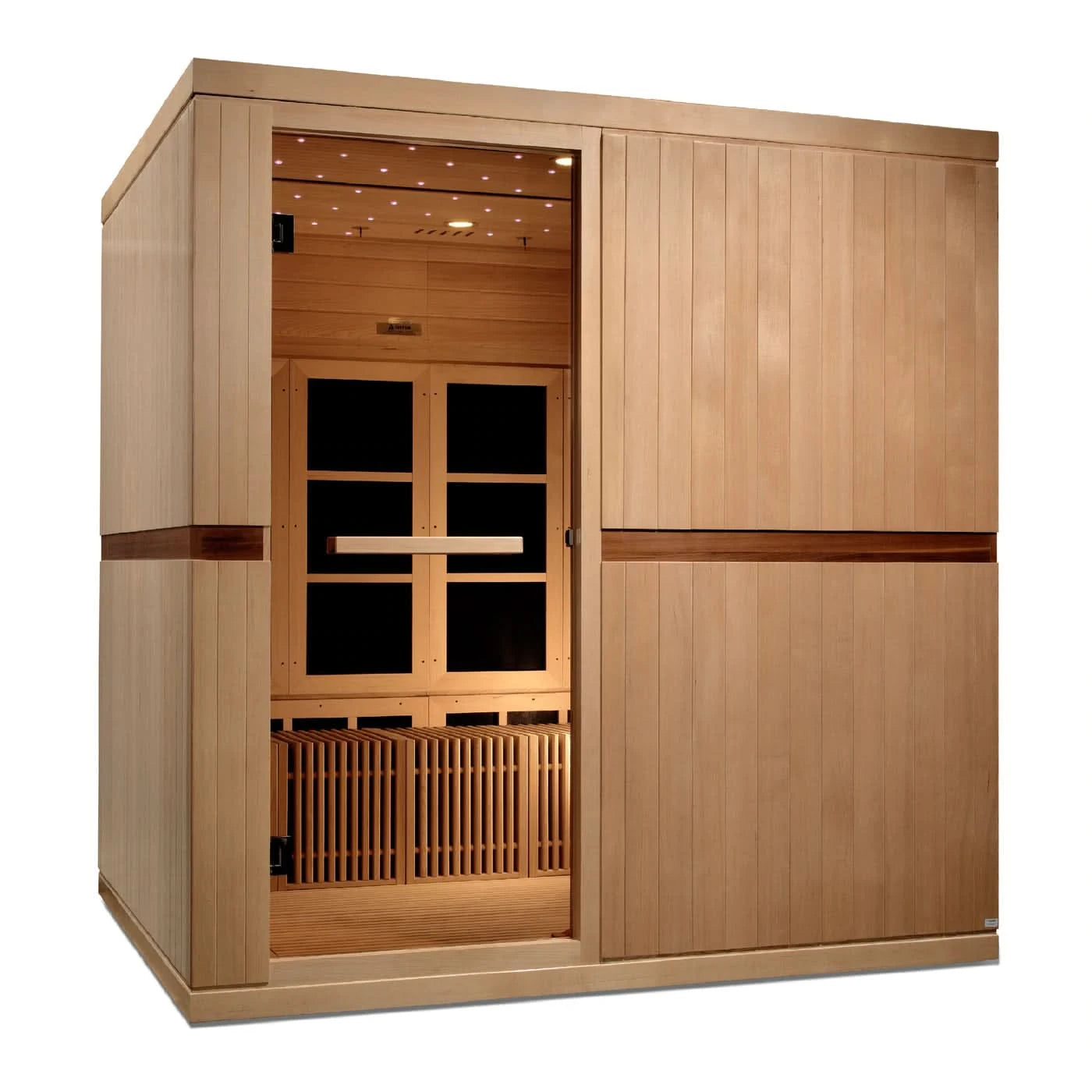 Golden Designs Saunas Golden Designs 2025 Catalonia 8 Person Near Zero EMF FAR IR Sauna (GDI-6880-02)