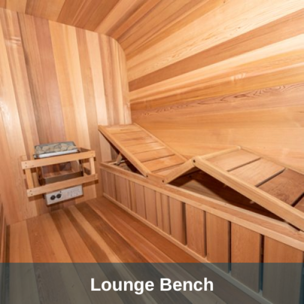 Dundalk LeisureCraft Saunas Dundalk LeisureCraft Clear Cedar Outdoor Luna Sauna
