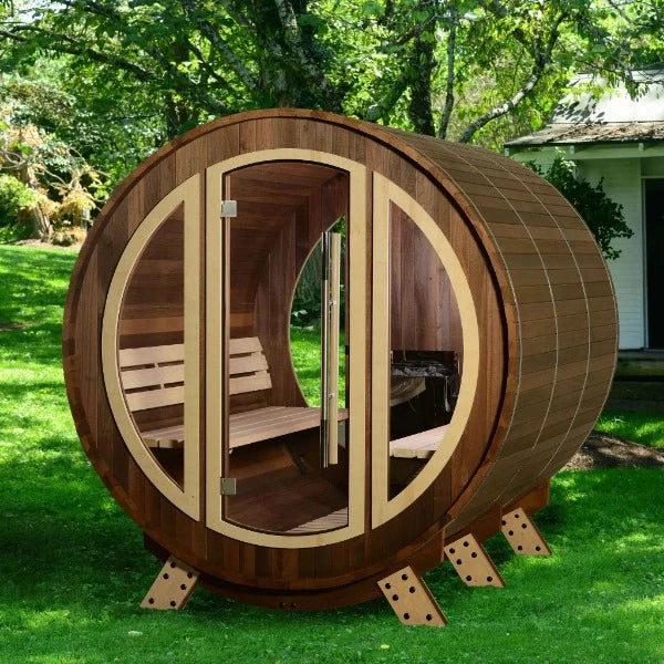 Almost Heaven Saunas Almost Heaven Phoenix 6 Person Luxury Barrel Sauna