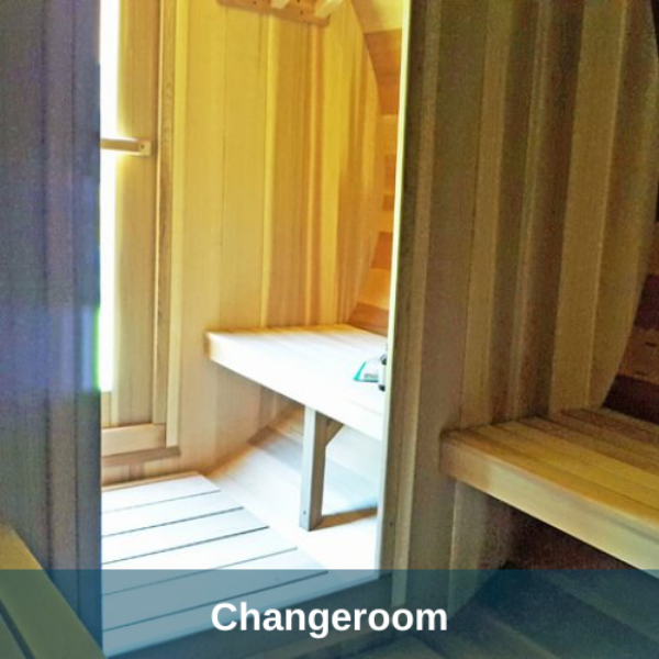 Dundalk LeisureCraft Saunas Dundalk LeisureCraft Panoramic View Knotty Cedar Barrel Sauna