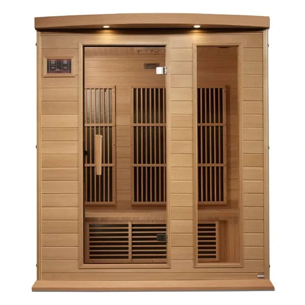 Golden Designs Saunas Golden Designs Maxxus 3 Person Near Zero EMF FAR IR Sauna (MX-K306-01-ZF HEM)