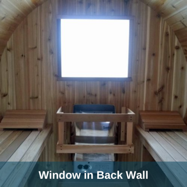 Dundalk LeisureCraft Saunas Dundalk LeisureCraft Clear Cedar Mini POD 2-4 Person Sauna
