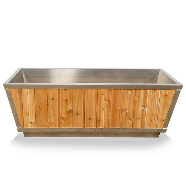 Dundalk LeisureCraft Cold Plunge Tubs Dundalk LeisureCraft The Glacier Cold Plunge Tub - Knotty Red Cedar