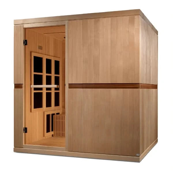 Golden Designs Saunas Golden Designs 2025 Catalonia 8 Person Near Zero EMF FAR IR Sauna (GDI-6880-02)