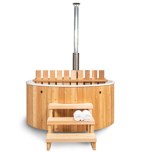 Dundalk LeisureCraft Hot Tubs Dundalk LeisureCraft The Evolution Cedar Hot Plunge Tub 7'