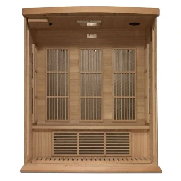 Golden Designs Saunas Golden Designs Maxxus 3 Person Near Zero EMF FAR IR Sauna (MX-K306-01-ZF HEM)