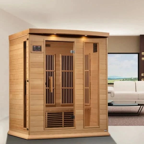 Golden Designs Saunas Golden Designs Maxxus 3 Person Near Zero EMF FAR IR Sauna (MX-K306-01-ZF HEM)