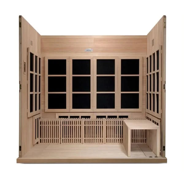 Golden Designs Saunas Golden Designs 2025 Catalonia 8 Person Near Zero EMF FAR IR Sauna (GDI-6880-02)
