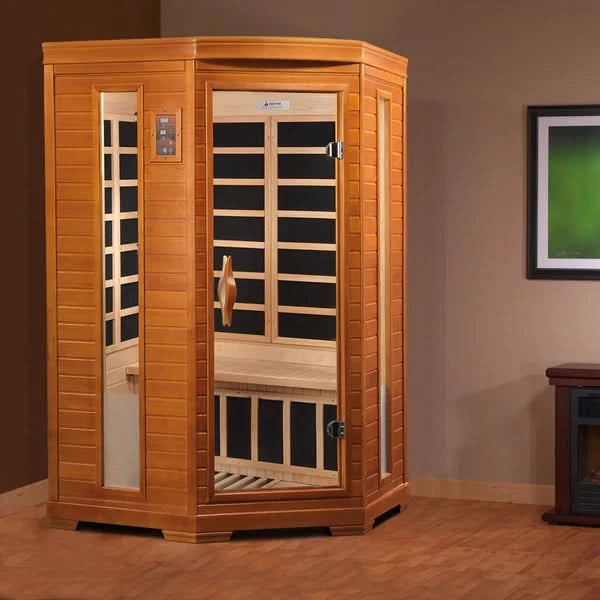 Golden Designs Saunas Golden Designs Dynamic Heming 2 Person Low EMF Far IR Sauna (DYN-6225-02)