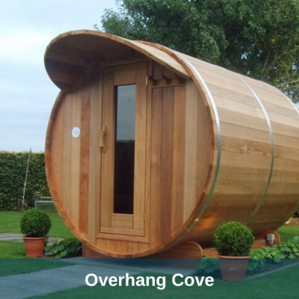 Dundalk LeisureCraft Saunas Dundalk LeisureCraft Clear Red Cedar Barrel Sauna