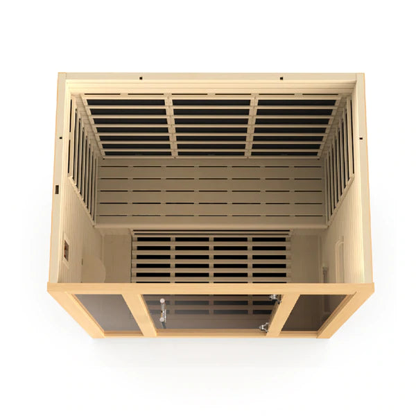 Golden Designs Saunas Golden Designs Dynamic Vila 3 Person Ultra Low EMF FAR IR Sauna (DYN-6315-02)