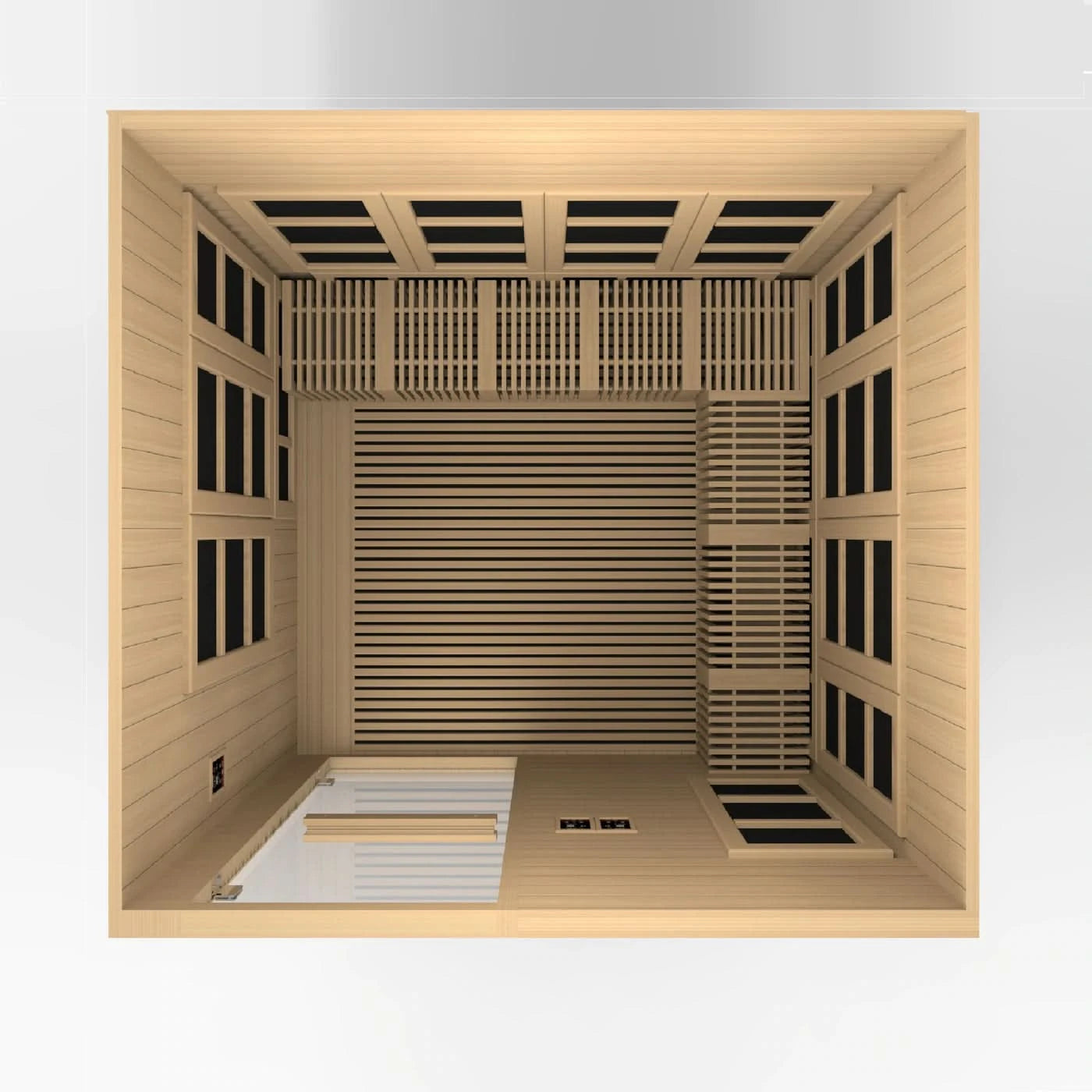 Golden Designs Saunas Golden Designs 2025 Catalonia 8 Person Near Zero EMF FAR IR Sauna (GDI-6880-02)