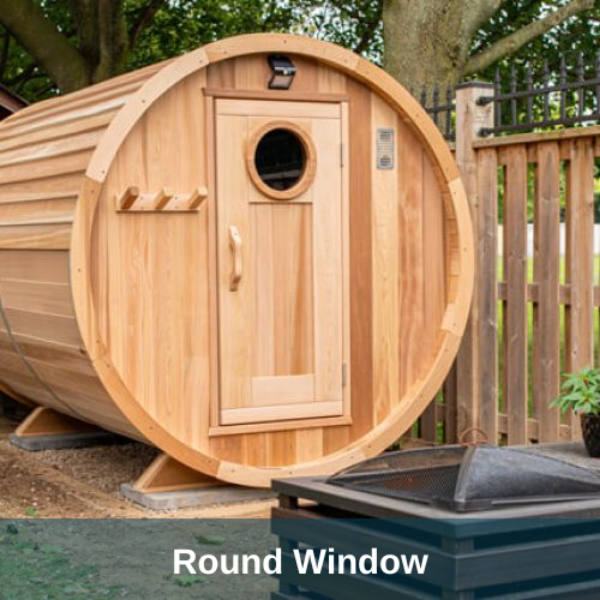 Dundalk LeisureCraft Saunas Dundalk LeisureCraft Clear Red Cedar Barrel Sauna