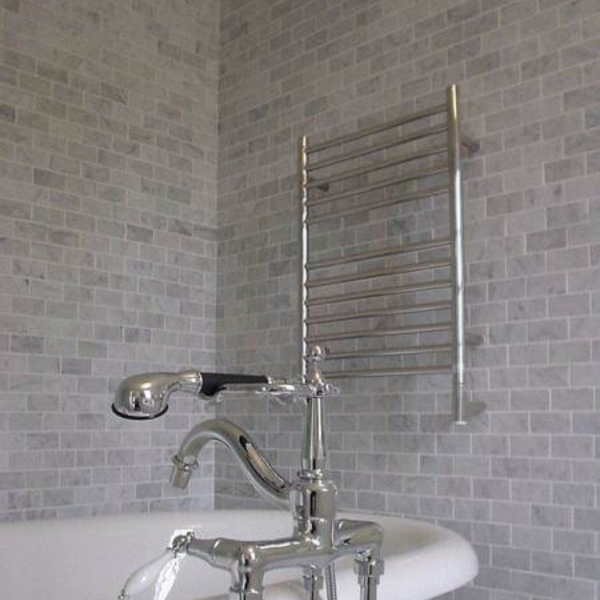 Amba Towel Racks Amba Jeeves Model E Straight 12 Bar Hardwired Towel Warmer