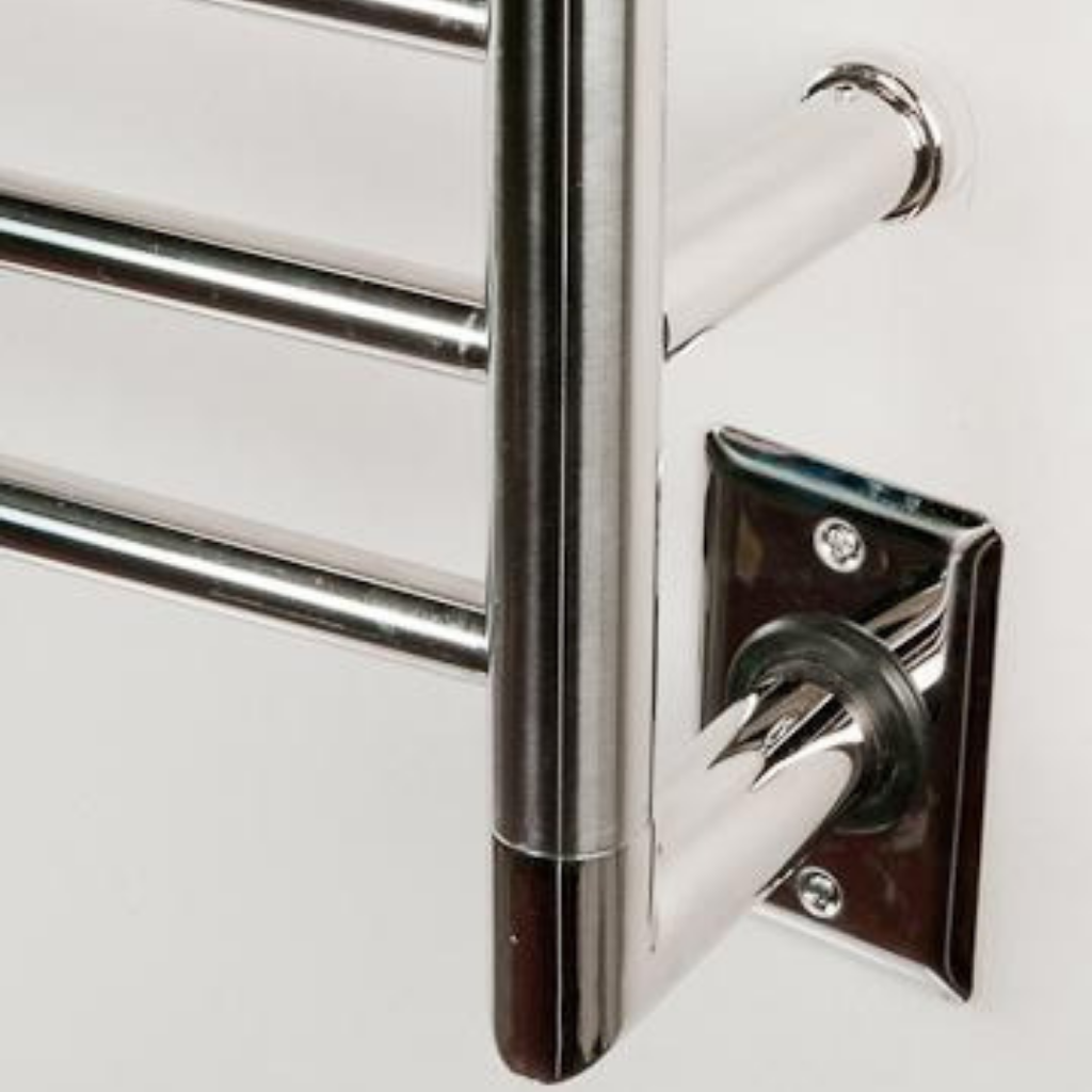 Amba Towel Racks RWH-SP - Polished Amba Radiant Hardwired + Plug-in Combo Straight 10 Bar Towel Warmer
