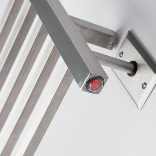 Amba Sauna Accessories Amba Radiant Square Hardwired + Plug-in Combo Heated Towel Rack