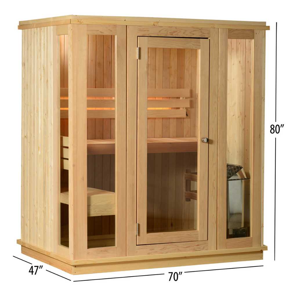 Almost Heaven Bluestone 2-3 Person Indoor Sauna - My Sauna World