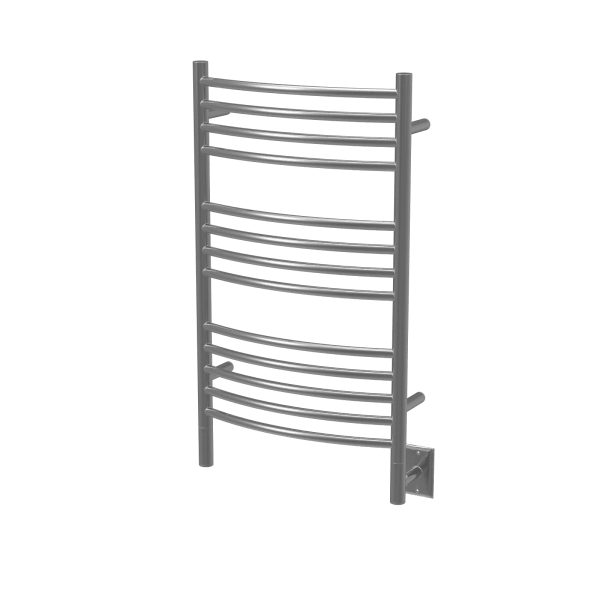 Amba Towel Racks CCB - Brushed Amba Jeeves Model C Curved 13 Bar Hardwired Towel Warmer