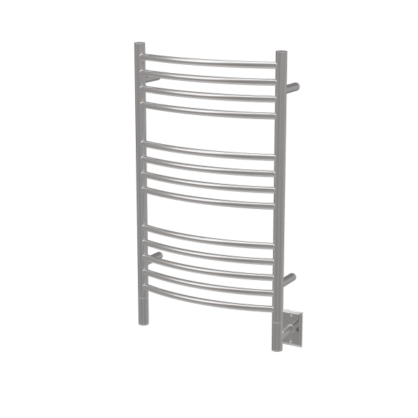 Amba Towel Racks CCP - Polished Amba Jeeves Model C Curved 13 Bar Hardwired Towel Warmer
