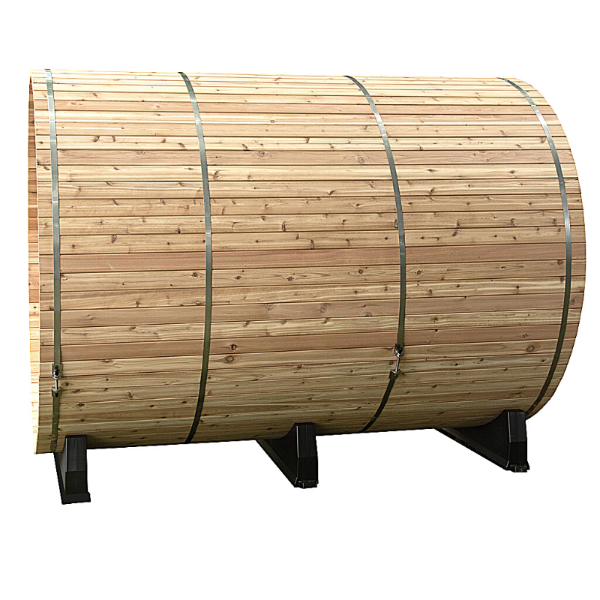 Almost Heaven Saunas Almost Heaven Charleston 4 Person Canopy Barrel Sauna