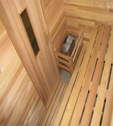 Saunacore Traditional Modular Series C5X5 with Kw 4 SE Heater - My Sauna World