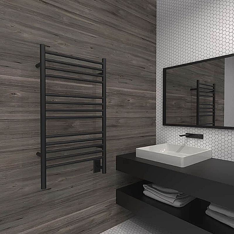 Amba Towel Racks Amba Jeeves Model C Straight 13 Bar Hardwired Towel Warmer
