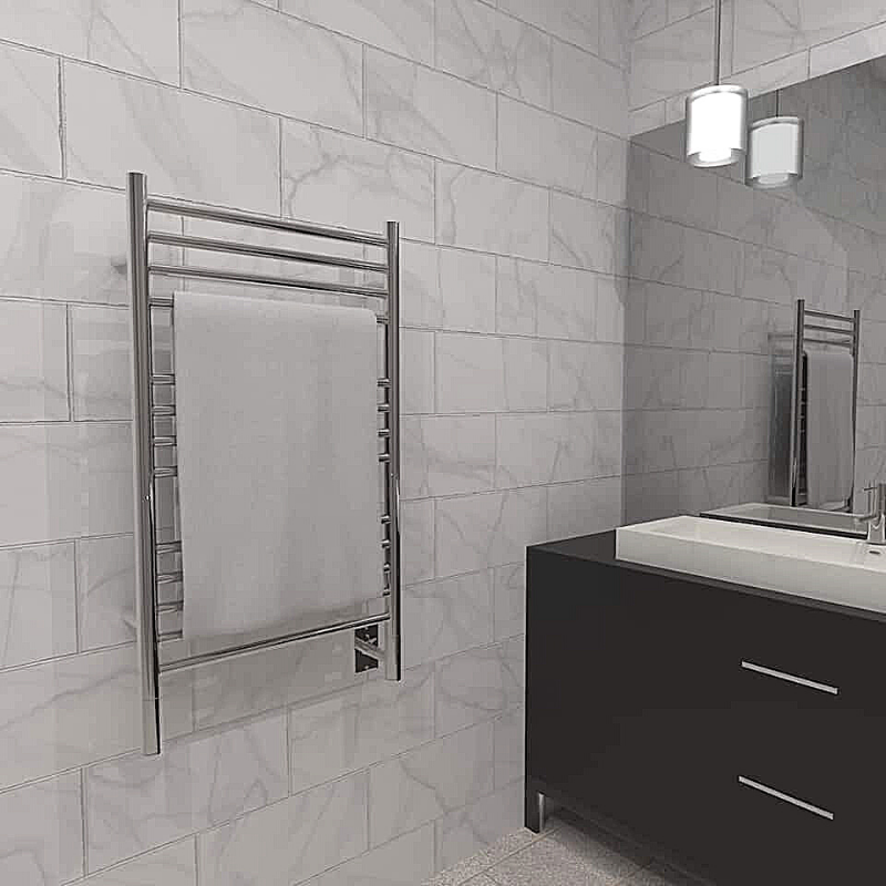 Amba Towel Racks Amba Jeeves Model C Straight 13 Bar Hardwired Towel Warmer