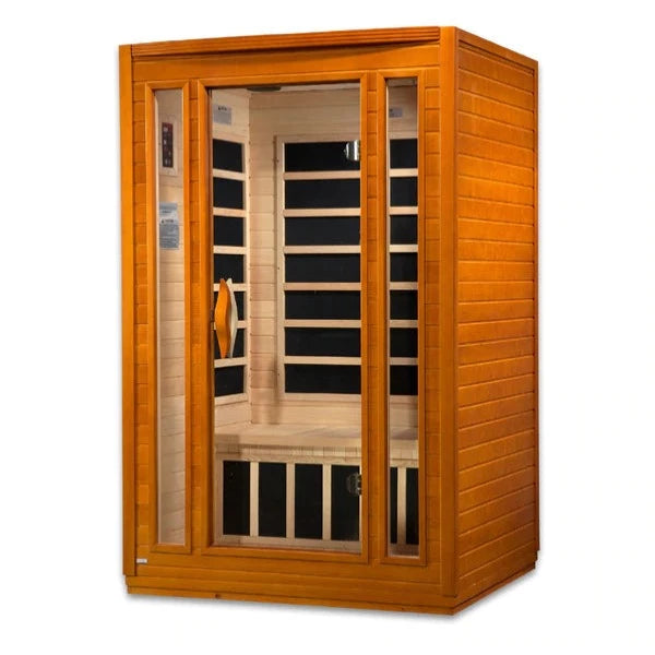 Golden Designs Saunas Dynamic San Marino 2 Person Low EMF - Far Infrared Sauna (DYN-6206-01)