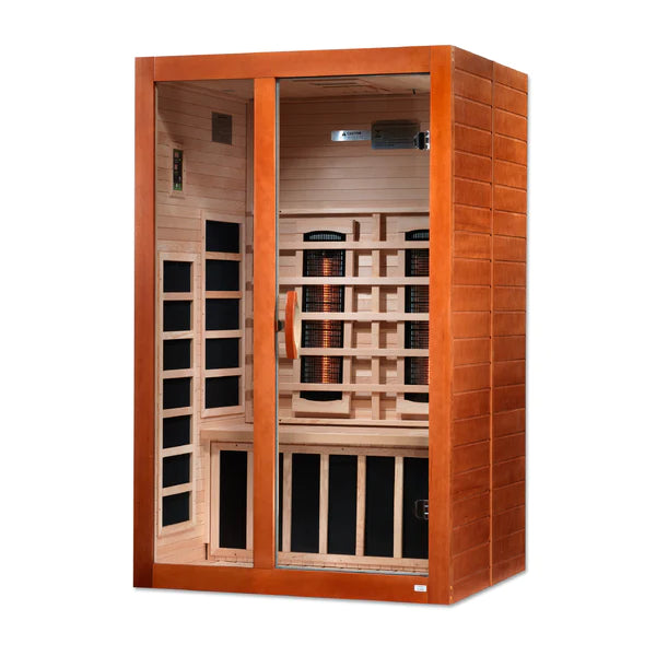 Golden Designs Saunas Golden Designs Dynamic Santiago 2 Person Full Spectrum IR Sauna (DYN-6209-03 FS)