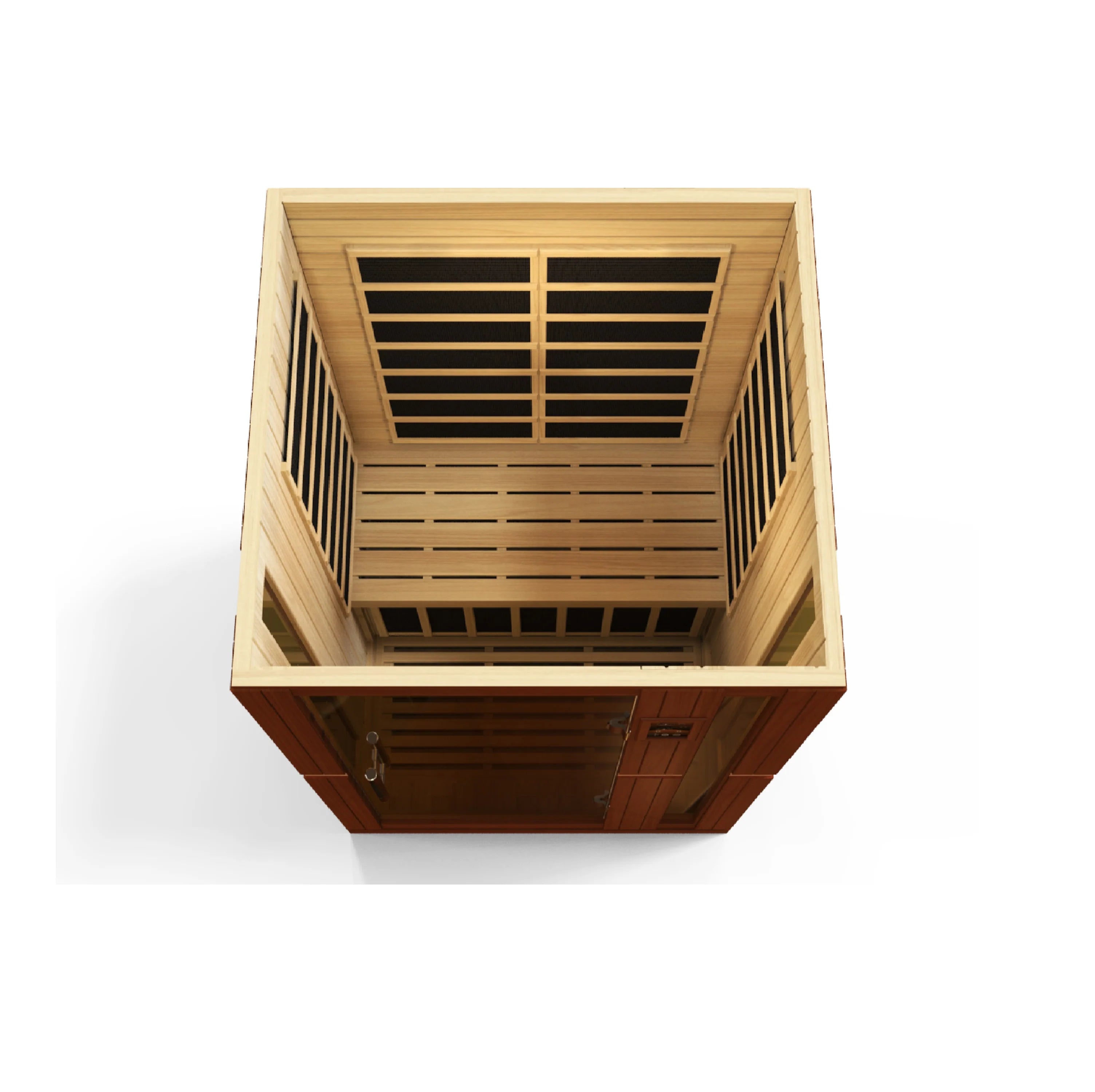 Golden Designs Saunas Golden Designs Dynamic Vittoria 2 Person Low EMF Far IR Sauna (DYN-6220-01)