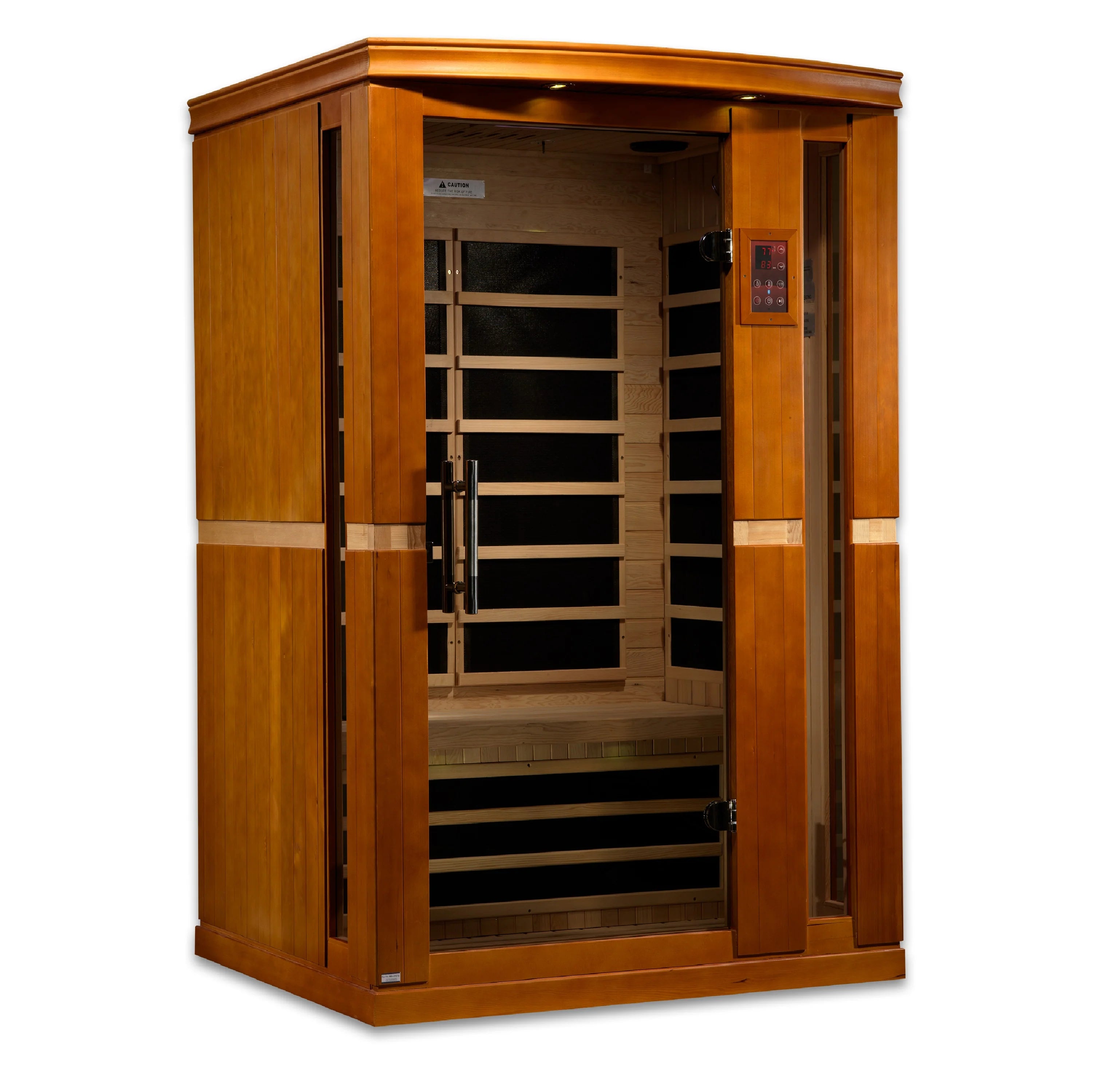 Golden Designs Saunas Golden Designs Dynamic Vittoria 2 Person Low EMF Far IR Sauna (DYN-6220-01)