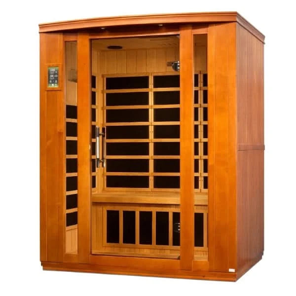 Golden Designs Saunas Golden Designs Dynamic Bellagio 3 Person Low EMF Far IR Sauna (DYN-6306-02)