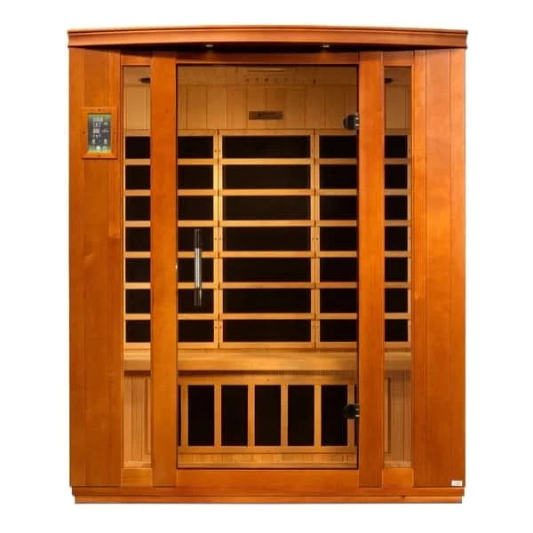 Golden Designs Saunas Golden Designs Dynamic Bellagio 3 Person Low EMF Far IR Sauna (DYN-6306-02)