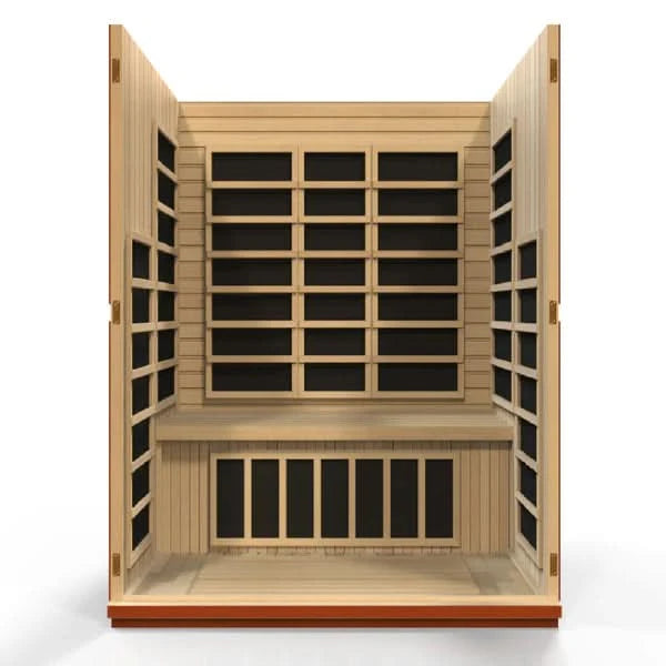 Golden Designs Saunas Golden Designs Dynamic Bellagio 3 Person Low EMF Far IR Sauna (DYN-6306-02)