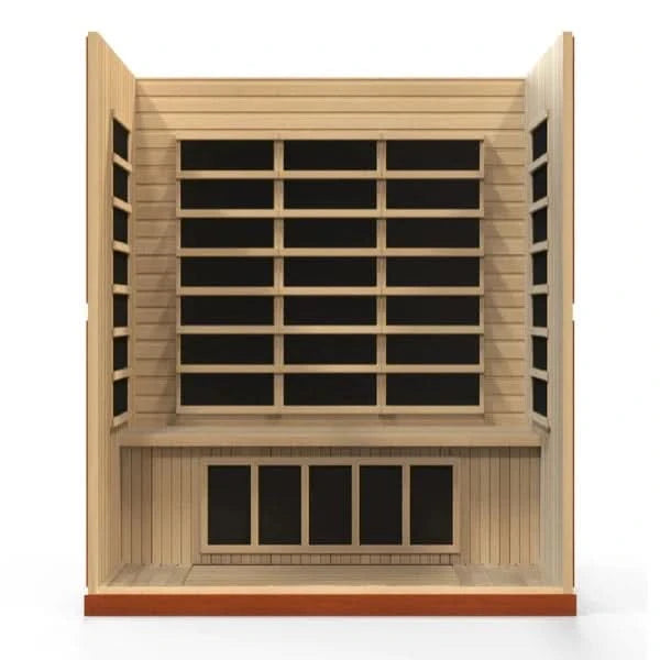 Golden Designs Saunas Dynamic Bergamo 4 Person Low EMF Far IR Sauna (DYN-6440-01)