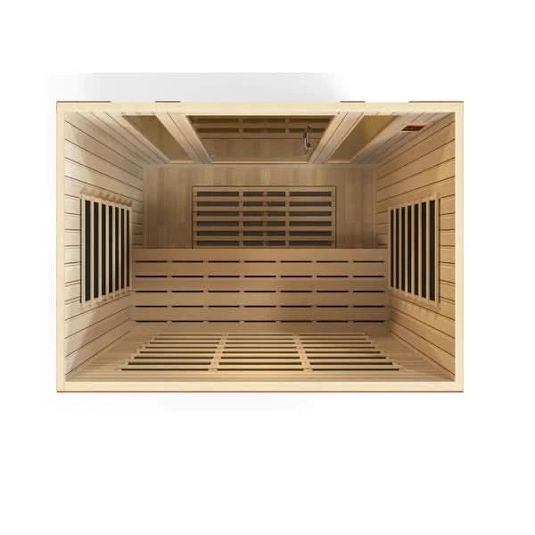 Golden Designs Saunas Dynamic Bergamo 4 Person Low EMF Far IR Sauna (DYN-6440-01)