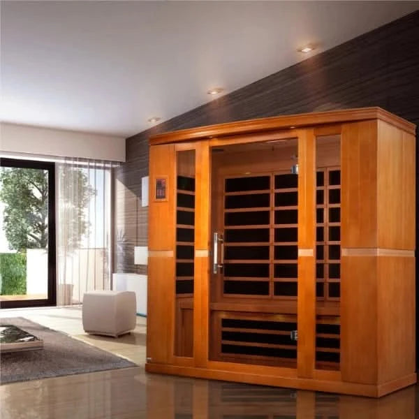 Golden Designs Saunas Dynamic Bergamo 4 Person Low EMF Far IR Sauna (DYN-6440-01)