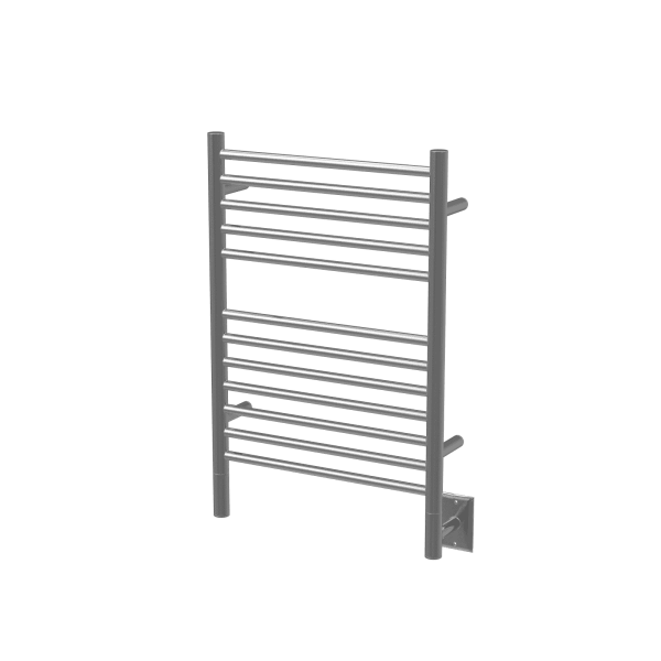 Amba Towel Racks ESB - Brushed Amba Jeeves Model E Straight 12 Bar Hardwired Towel Warmer