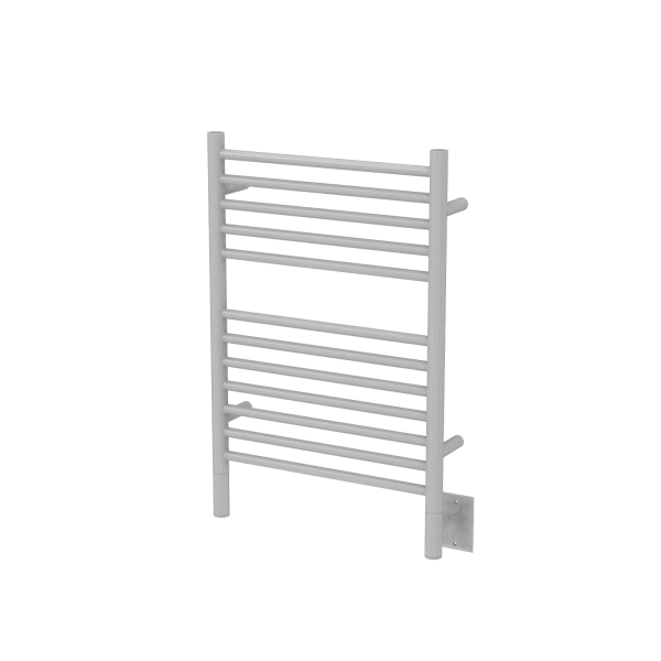 Amba Towel Racks ESW - White Amba Jeeves Model E Straight 12 Bar Hardwired Towel Warmer