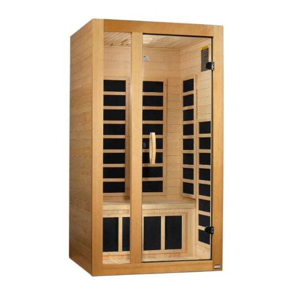 Golden Designs Saunas Dynamic Gracia 1-2 Person Low EMF FAR IR Sauna (DYN-6119-01)