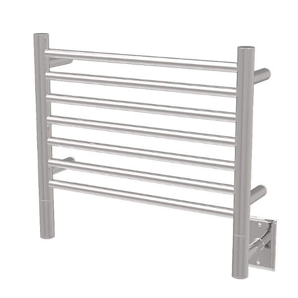 Amba Towel Racks HSP - Polished Amba Jeeves Model H Straight 7 Bar Hardwired Towel Warmer