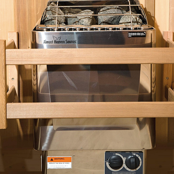 Almost Heaven Outdoor Sauna Almost Heaven Watoga 4-Person Standard Barrel Sauna
