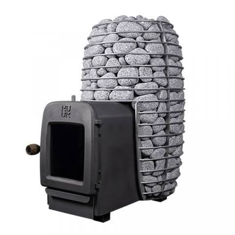 HUUM Heaters HUUM Hive Heat 12kW LS Wood-Burning Sauna Stove with Firebox Extension