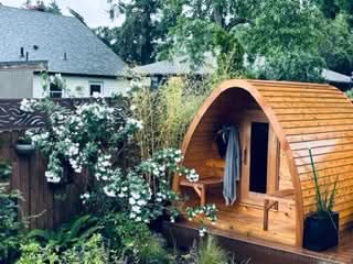 Dundalk LeisureCraft Saunas Dundalk Leisure Knotty Cedar Mini Pod Sauna